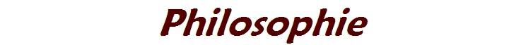 Philosophie